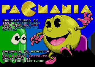Pantallazo de Pac-Mania para Sega Megadrive
