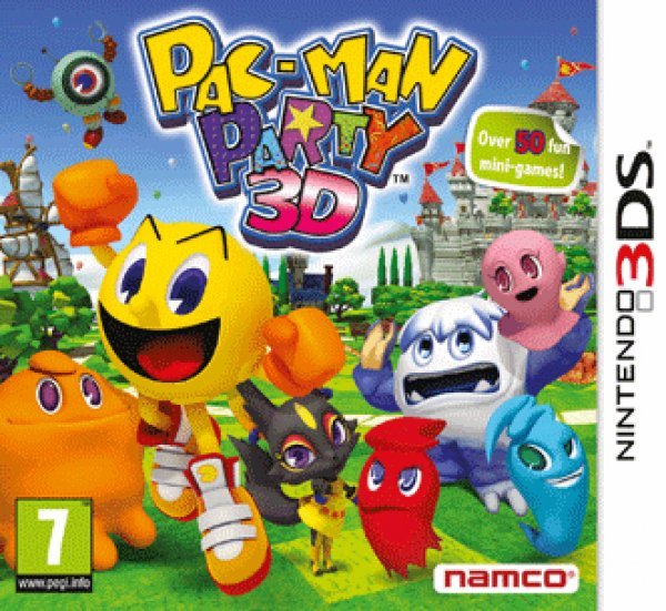 Caratula de Pac-man Party 3D para Nintendo 3DS