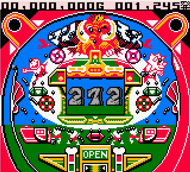 Pantallazo de Pachinko CR Mouretsu Genjin T para Game Boy Color