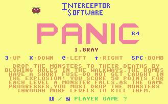 Pantallazo de Panic 64 para Commodore 64