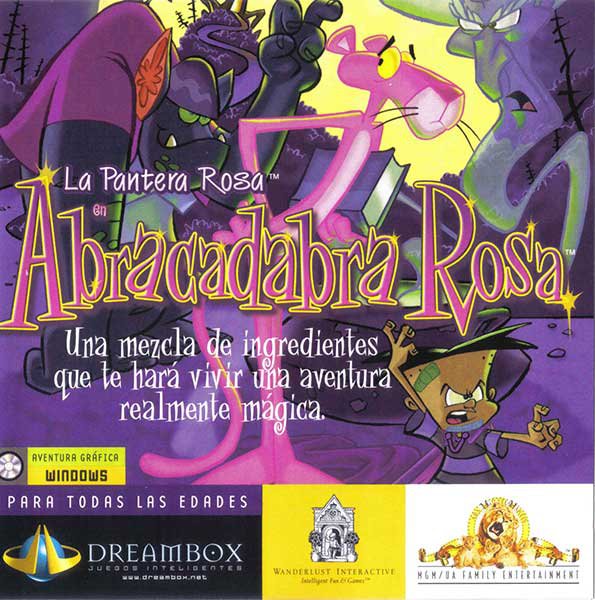Caratula de Pantera Rosa en Abracadabra Rosa, La para PC
