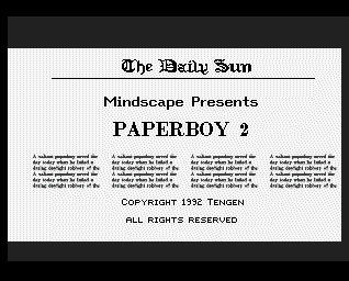 Pantallazo de Paperboy 2 para Amiga