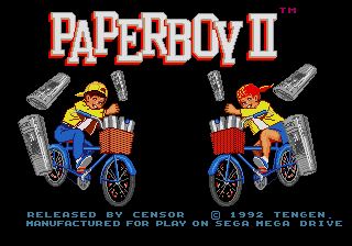 Pantallazo de Paperboy II para Sega Megadrive