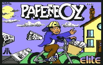 Pantallazo de Paperboy para Commodore 64