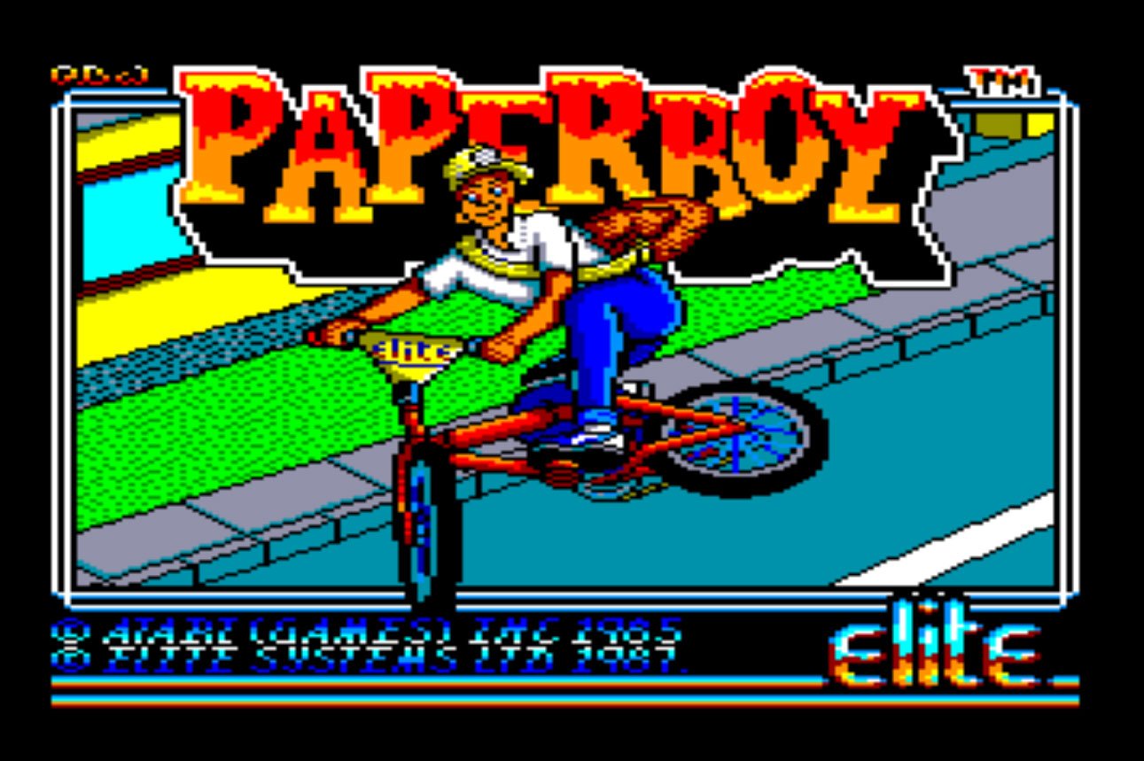 Pantallazo de Paperboy para Amstrad CPC