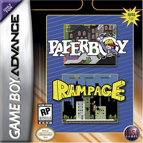 Caratula de Paperboy/Rampage para Game Boy Advance