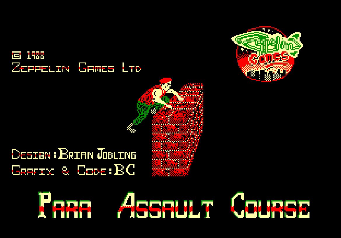 Pantallazo de Para Assault Course para Amstrad CPC