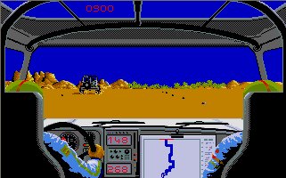 Pantallazo de Paris Dakar 1990 para Atari ST