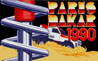 Pantallazo de Paris Dakar 1990 para Atari ST