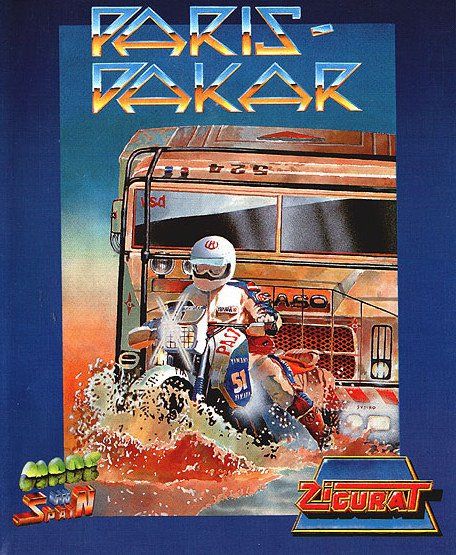 Caratula de Paris-Dakar para Amiga