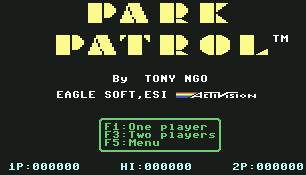 Pantallazo de Park Patrol para Commodore 64