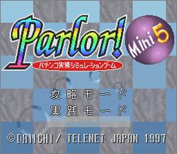 Pantallazo de Parlor! Mini 5 (Japonés) para Super Nintendo
