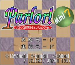 Pantallazo de Parlor! Mini 7 (Japonés) para Super Nintendo