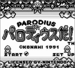 Pantallazo de Parodius para Game Boy