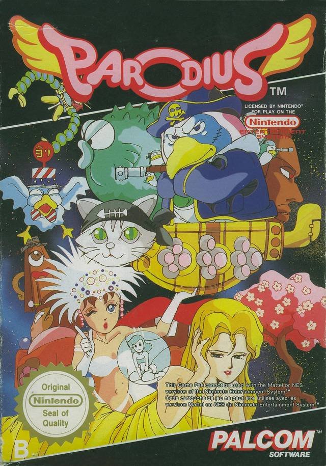 Caratula de Parodius para Nintendo (NES)