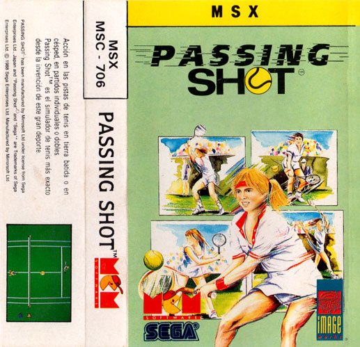 Caratula de Passing Shot para MSX