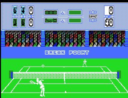 Pantallazo de Passing Shot para MSX