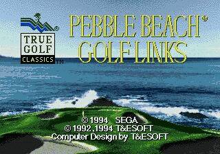 Pantallazo de Pebble Beach Golf Links para Sega Megadrive