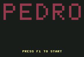 Pantallazo de Pedro para Commodore 64