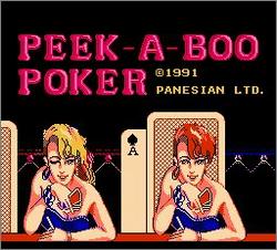 Pantallazo de Peek-A-Boo Poker para Nintendo (NES)