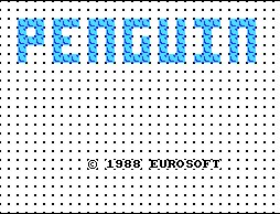 Pantallazo de Penguin para MSX