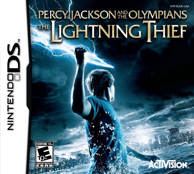 Caratula de Percy Jackson & The Olympians: The Lightning Thief para Nintendo DS