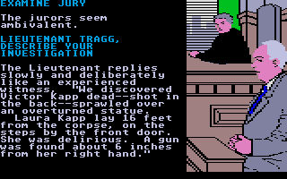 Pantallazo de Perry Mason: The Case of the Mandarin Murder para Atari ST