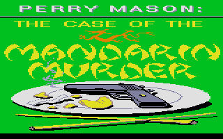 Pantallazo de Perry Mason: The Case of the Mandarin Murder para Atari ST