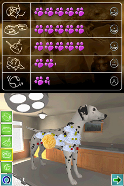 Pantallazo de Pet Pals: Animal Doctor para Nintendo DS