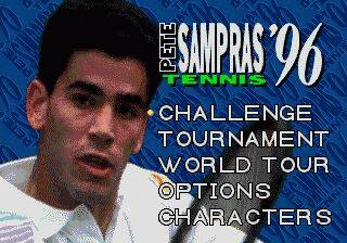Pantallazo de Pete Sampras Tennis '96 (Europa) para Sega Megadrive