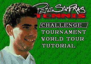Pantallazo de Pete Sampras Tennis para Sega Megadrive