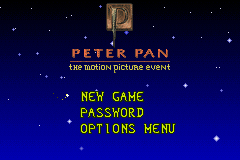 Pantallazo de Peter Pan: The Motion Picture Event para Game Boy Advance