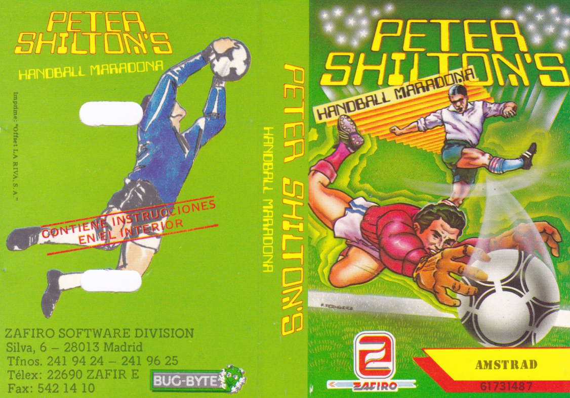Caratula de Peter Shilton's Handball Maradona! para Amstrad CPC