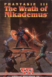 Caratula de Phantasie III: The Wrath of Nikademus para Atari ST