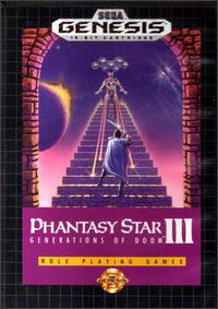 Caratula de Phantasy Star III: Generations of Doom para Sega Megadrive