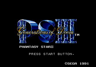 Pantallazo de Phantasy Star III: Generations of Doom para Sega Megadrive