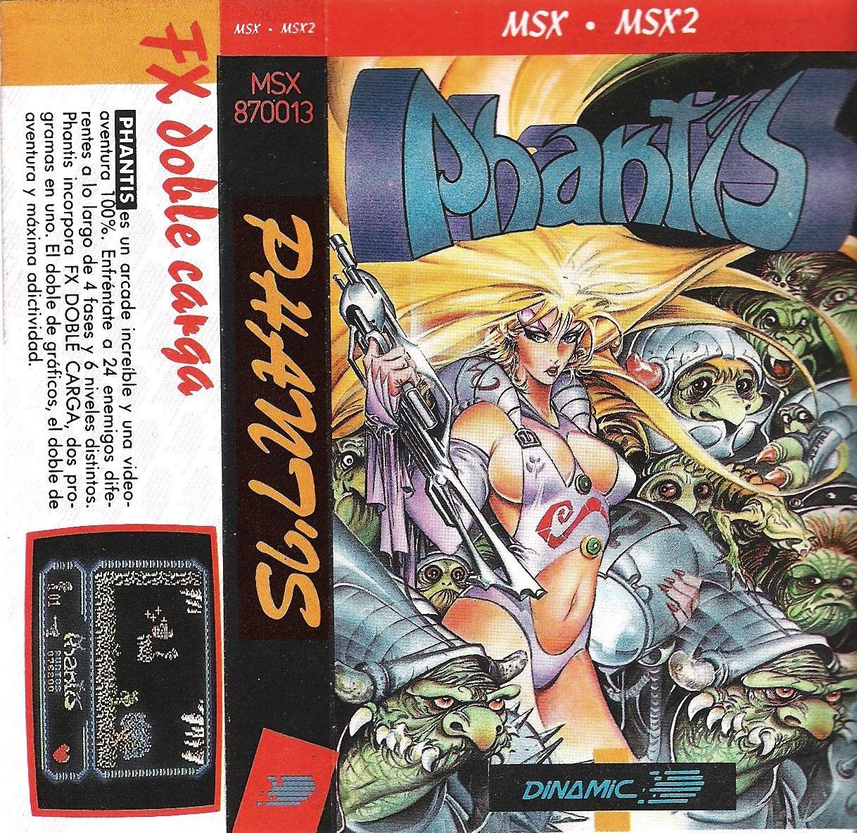 Caratula de Phantis para MSX