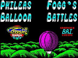 Pantallazo de Phileas Fogg's Balloon Battles para Spectrum