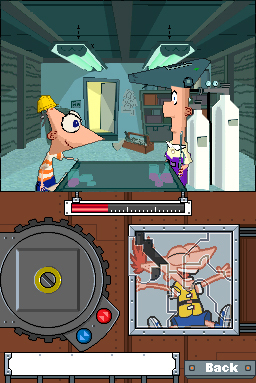 Pantallazo de Phineas and Ferb para Nintendo DS