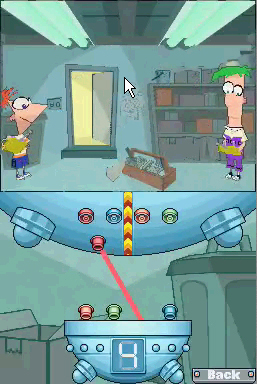 Pantallazo de Phineas and Ferb para Nintendo DS