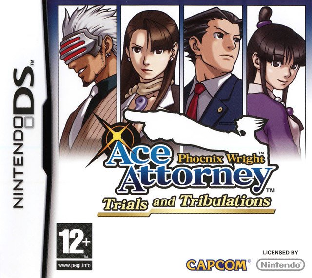 Caratula de Phoenix Wright Ace Attorney: Trials and Tribulations para Nintendo DS