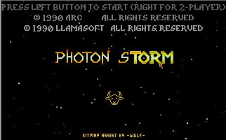 Pantallazo de Photon Storm para Atari ST