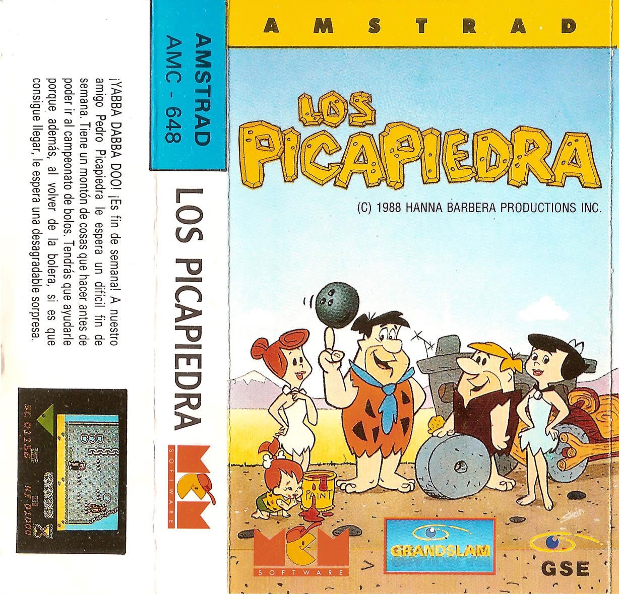 Caratula de Picapiedra, Los para Amstrad CPC
