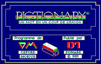 Pantallazo de Pictionary para Amstrad CPC