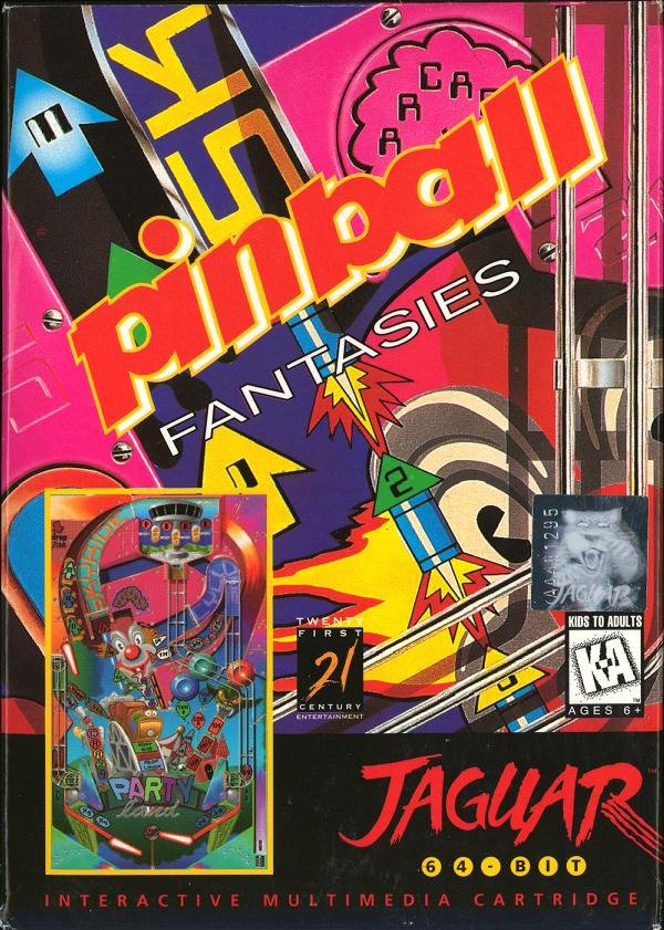 Caratula de Pinball Fantasies para Atari Jaguar