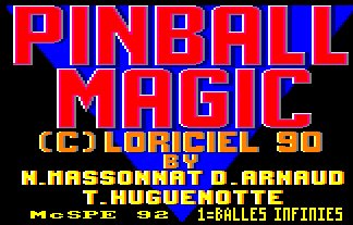 Pantallazo de Pinball Magic para Amstrad CPC