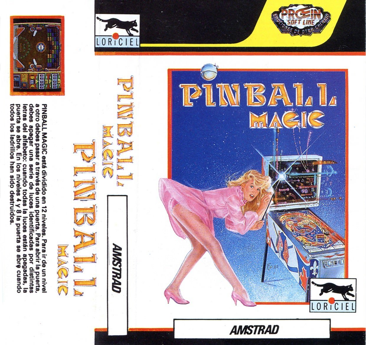 Caratula de Pinball Magic para Amstrad CPC