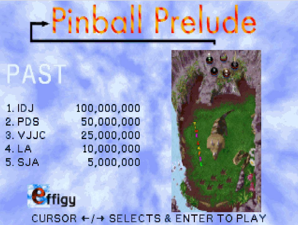Pantallazo de Pinball Prelude para PC