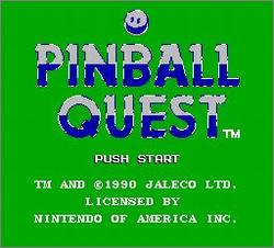 Pantallazo de Pinball Quest para Nintendo (NES)