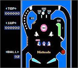 Pantallazo de Pinball para Nintendo (NES)